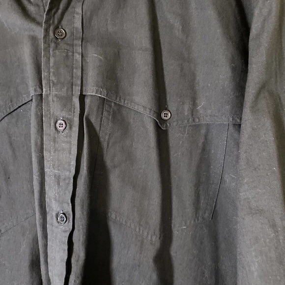 Vintage Wrangler Western Button-Up Shirt with Native American Embroidery Men's L - Picture 7 of 10